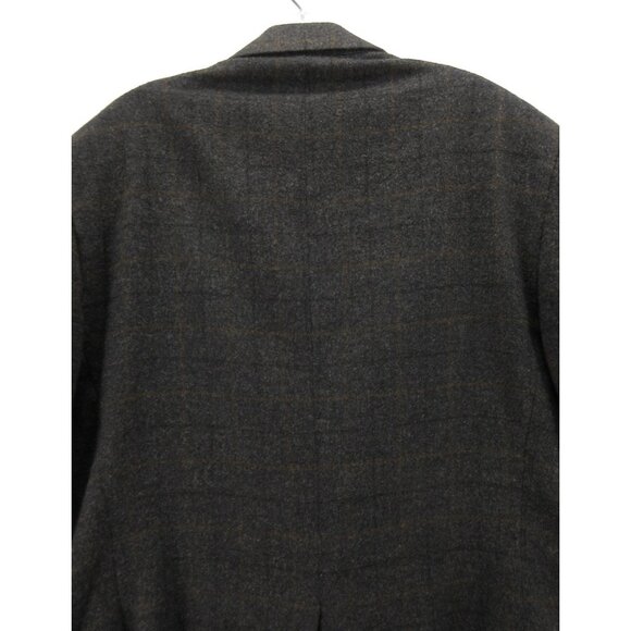 VINTAGE Brooks Brothers Sport Coat 44 Blazer Camel Hair Windownpane * - Picture 9 of 15